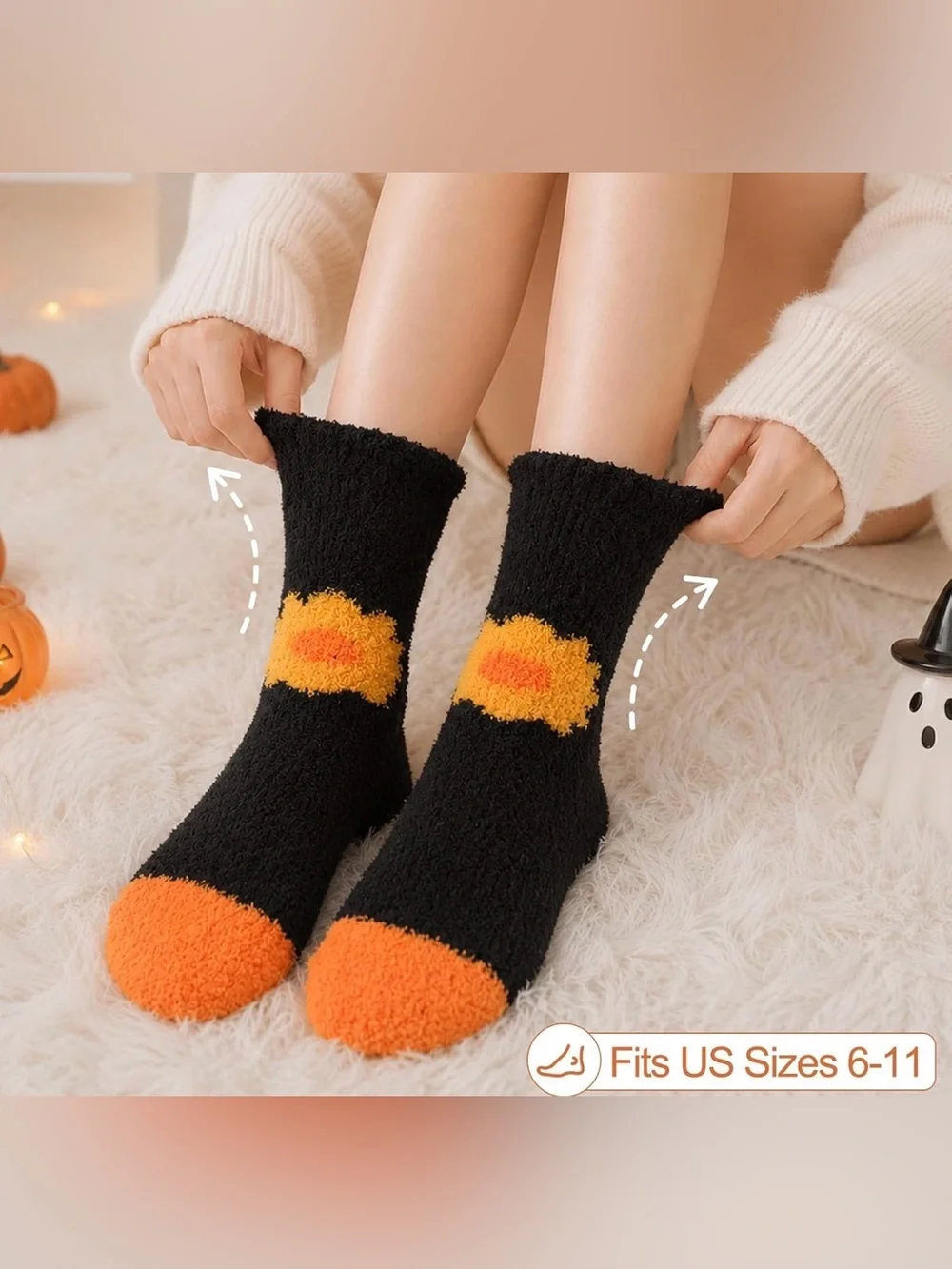 NWT Fluffy Cozy Winter Slipper Socks 5 Pairs